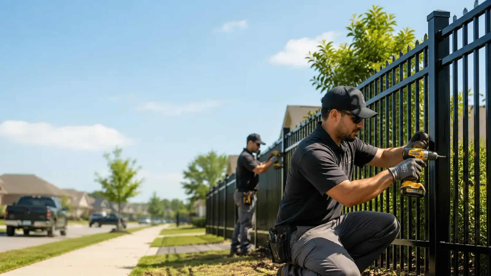 Metal Fence Installation in Idlewild, MI